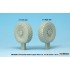 1/35 Polish Army KTO Rosomak "Nokian" Sagged Wheels Set for IBG Models kit