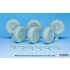 1/35 Russian Typhoon-K Mrap Sagged Wheel set for Takom/Zvezda kit (retooled ver)