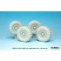 1/35 US M1224 MRAP Wheel Set for Bronco kits
