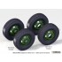 1/35 US M54A2 Cargo Truck Civilian Type Sagged Front Wheels set for AFV Club kits