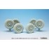 1/35 US M142 HIMARS Sagged Wheels set for Trumpeter kits