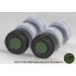 1/35 US M142 HIMARS Sagged Wheels set for Trumpeter kits