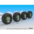 1/35 Russian VPK-7829 Bumerang 8x8 APC Sagged Wheel set for Zvezda kits