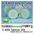 1/35 Russian K-4386 Typhoon-VDV Sagged Wheel set-1 for Meng Model