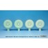 1/35 Russian K-4386 Typhoon-VDV Sagged Wheel set-1 for Meng Model