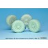 1/35 Russian K-4386 Typhoon-VDV Sagged Wheel set-1 for Meng Model