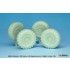 1/35 Russian K-4386 Typhoon-VDV Sagged Wheel set-2 for Meng Model