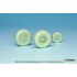 1/35 US UH-60 Blackhawk Wheel set for Academy/Kittyhawk kits