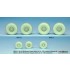 1/35 US UH-60 Blackhawk Wheel set for Academy/Kittyhawk kits