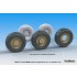 1/35 British Jackal MWMIK 4x4 Sagged Wheel set for HobbyBoss kits