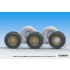1/35 British Jackal MWMIK 4x4 Sagged Wheel set for HobbyBoss kits
