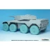 1/35 South African Rooikat AFV Sagged Wheel set for Trumpeter kits