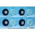 1/35 South African Rooikat AFV Sagged Wheel set for Trumpeter kits