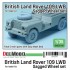 1/35 British Land Rover 109 LWB Wheel set for italeri kits