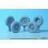 1/35 British Land Rover 109 LWB Wheel set for italeri kits