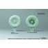 1/35 US Stryker Sagged Wheels #1 Michelin XML 12.00 R20 Tyres ver. for AFV Club/Trumpeter kits