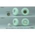 1/35 US Stryker Sagged Wheels #1 Michelin XML 12.00 R20 Tyres ver. for AFV Club/Trumpeter kits