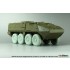 1/35 US Stryker Sagged Wheels #1 Michelin XML 12.00 R20 Tyres ver. for AFV Club/Trumpeter kits