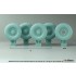1/35 German Patriot Abschussrampe auf 15t mil gl Br A1 Lifted Up Wheel set #2 for Trumpeter kit