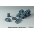 1/35 M113A2 Roadwheel Outside Parts (steel wheels) w/Idler Wheels for Tamiya/Academy kits