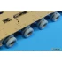 1/35 US M1000 HET Semi-trailer Sagged Tyre set for HobbyBoss kits