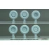 1/35 German VW ILTIS Sagged Tyre set G90 for ACE model