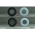 1/35 Danish Utility Vehicles Mowag Eagle IV Sagged Wheel set for Vespid kit