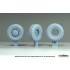 1/35 Russian Gaz-Tiger-M Sagged Wheel set for Zvezda/Meng kit