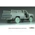 1/35 US M1008 CUCV Sagged Wheel Set for AK Interactive Kit