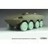 1/35 IDF Eitan 8x8 APC Sagged Wheel Set- Mich.XML for Hobbyboss Kit