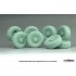 1/35 ROK K808 8X8 APC Sagged Wheel set Mich.XZL for Academy kit