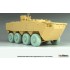 1/35 ROK K808 8X8 APC Sagged Wheel set Mich.XZL for Academy kit