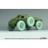 1/35 British Ferret Mk.2 Scout Car Desert Sagged Wheel Set for Airfix Kit