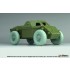 1/35 British Ferret Mk.2 Scout Car Desert Sagged Wheel Set for Airfix Kit