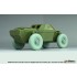 1/35 British Ferret Mk.2 Scout Car Desert Sagged Wheel Set for Airfix Kit