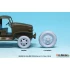 1/48 WWII US Army GMC CCKW 2-1/2t Truck Sagged Wheels Set for Tamiya #48/79 (11 wheels)