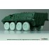 1/72 US M1126 Stryker ICV "XML" Sagged Wheel set for Academy/Dragon kits