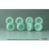 1/72 US M1296 Stryker ICV Dragoon "XZL" Sagged Wheel set for Dragon kits