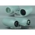 1/48 Fairchild Republic A-10 Thunderbolt II Turbine Fan/Exhaust Nozzle for Academy kit