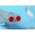 1/72 F/A-18E/F Super Hornet Exhaust Nozzle set (Closed) for Hasegaw kits