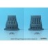 1/72 F-15E/K Eagle F100 type Nozzle set (Opened) for Academy kits