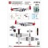 1/48 P-51D Mustang Decal & PE set w/1 Resin Figure for Tamiya/Hasegawa/Airfix kits