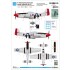 1/72 Movie Collection No.13 P-51D Mustang Decal set w/1 figure Maverick for Tamiya/Academy kits