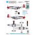 1/72 Movie Collection No.13 P-51D Mustang Decal set w/1 figure Maverick for Tamiya/Academy kits