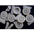 1/35 Opel Blitz Type 2.5-32 (1.5t) Wheels 6.5x18 for ICM kits #35401/35402