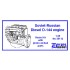 1/35 Soviet-Russian Diesel D-144 Engine
