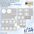 1/24 Supermarine Spitfire Mk.IXc Numbers & Insignia Paint Masking for Airfix #17001