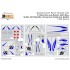 1/48 F-4EJ Phantom Forever 2020 Demo Scheme Paint Masking for Zoukei-Mura kits