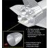 1/144 Space Shuttle w/Cargo Bay and Satellite