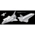 1/144 Space Shuttle w/Cargo Bay and Satellite